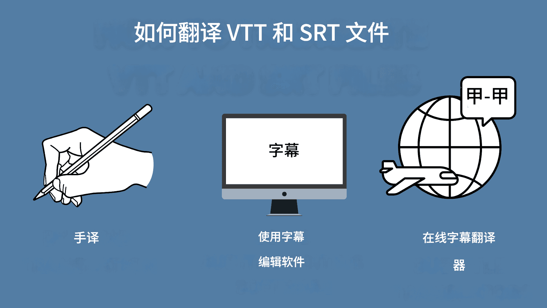 VTT 與 SRT 翻譯:字幕格式之間的轉換