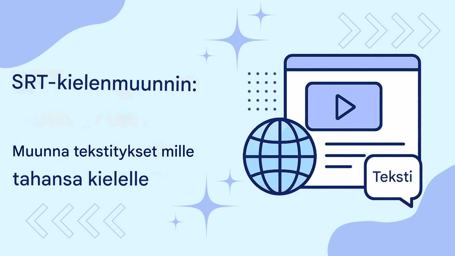 SRT Language Converter: Muunna tekstitykset mille tahansa kielelle