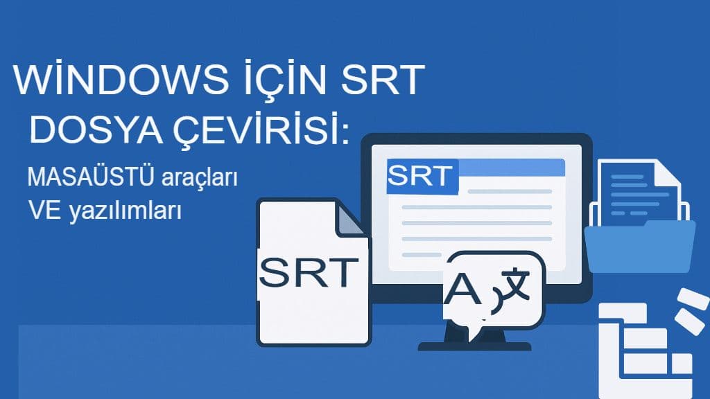 Windows için SRT Dosya Çevirisi: Masaüstü Araçları ve Yazılımları