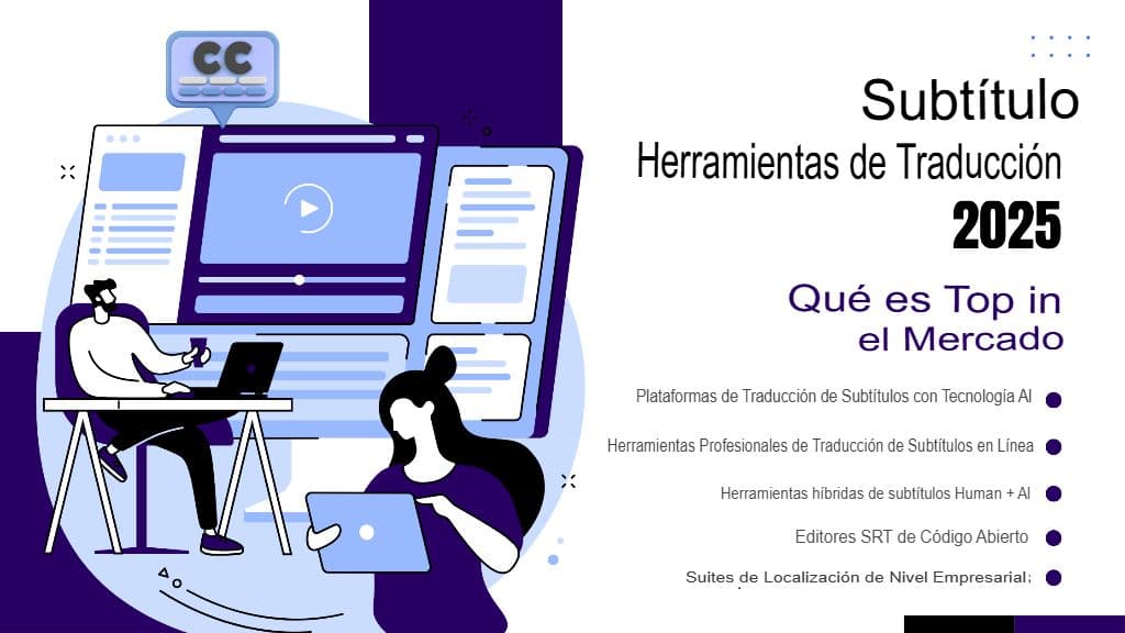 Domine la traducción de subtítulos SRT: herramientas clave y prácticas recomendadas para 2025