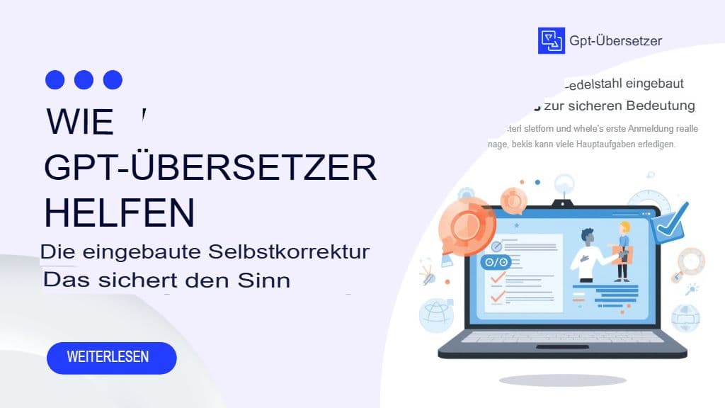 Automatisierte Qualitätssicherung und Selbstreflexion: Wie der GPT-Übersetzer der nächsten Generation seine eigenen Fehler korrigiert
