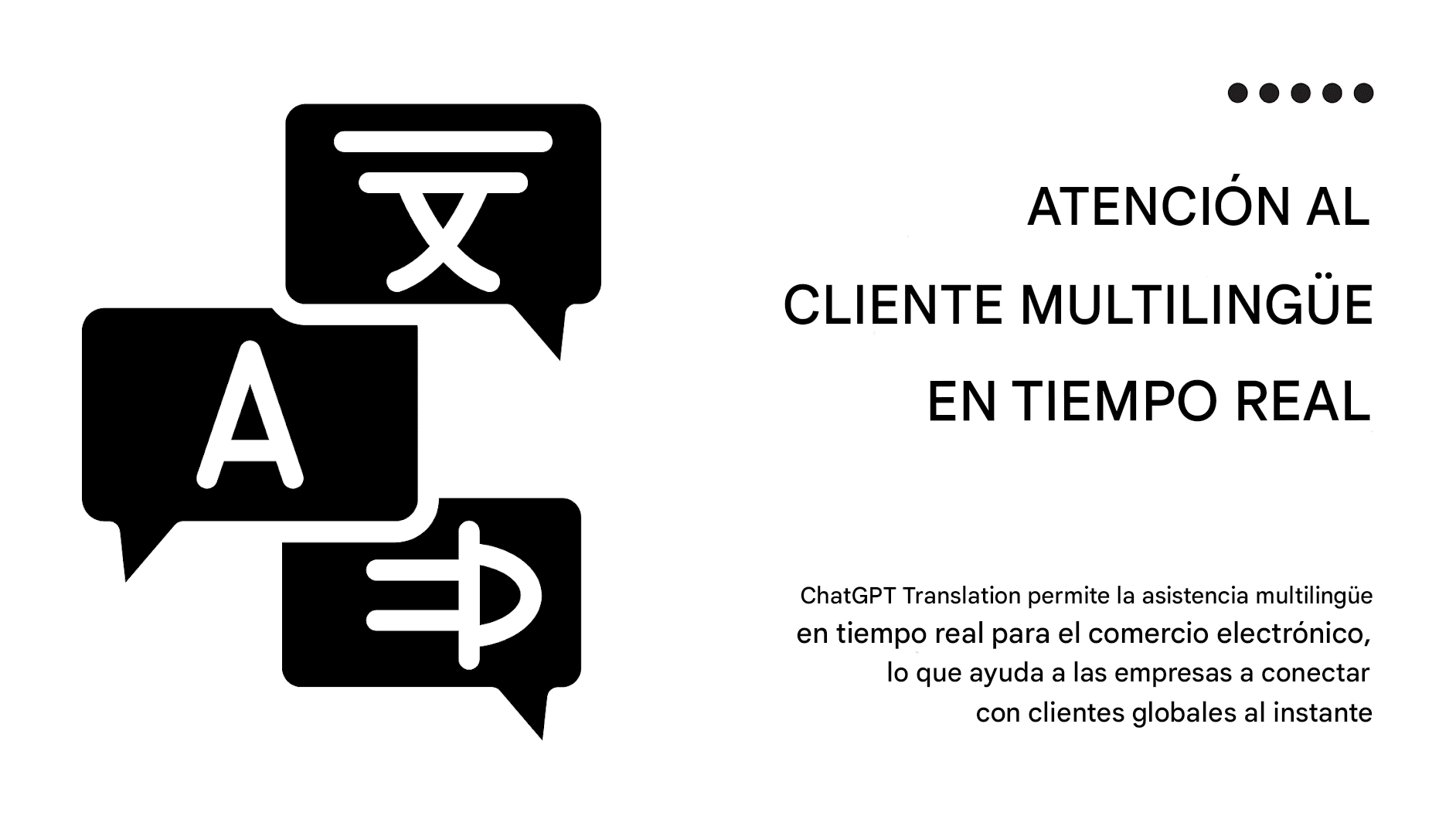 Traducciones de Chat GPT para comercio electrónico: Conversión de clientes globales