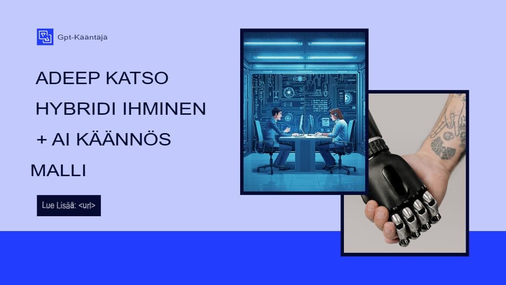 Syvällinen katsaus hybridi-ihmis- ja tekoälykäännösmalleihin