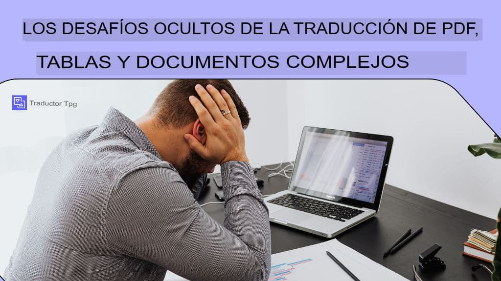 Los desafíos ocultos de traducir archivos PDF, tablas y documentos complejos